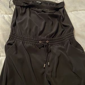 Cute strapless jumpsuit